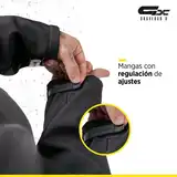 Campera Moto Vw2 Softshell Micropolar Vertigo