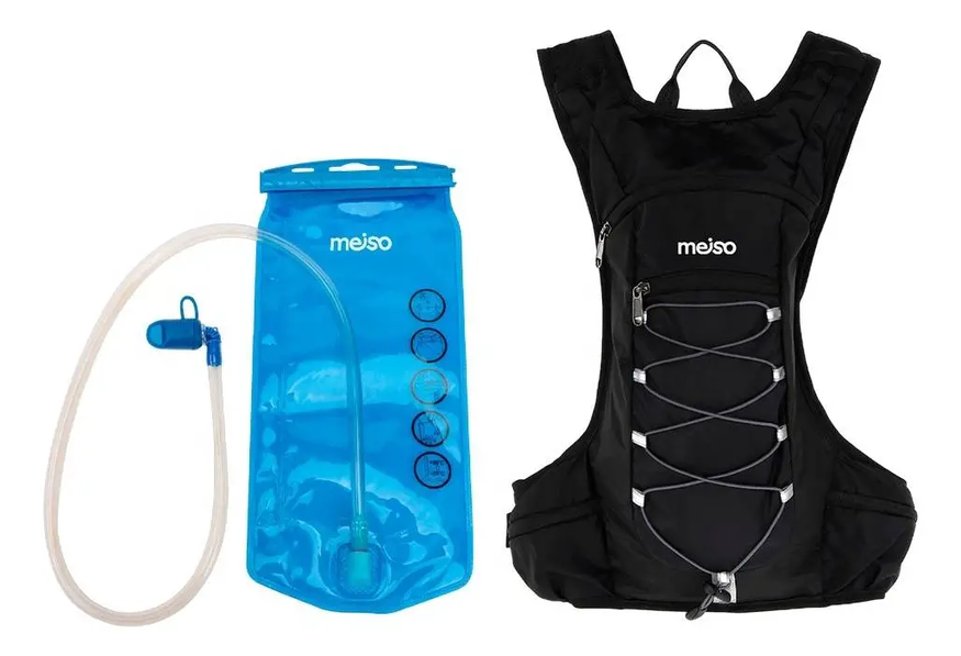Combo Mochila + Bolsa De Hidratación 2 L Trekking