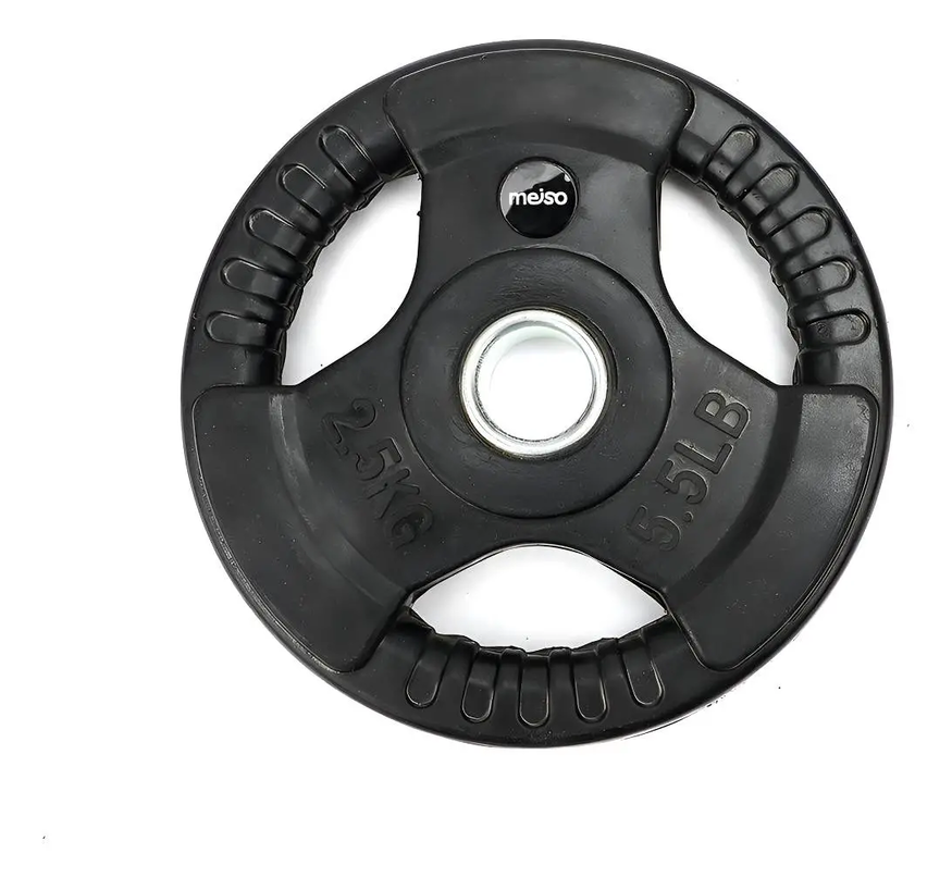 Disco Engomado Con Agarre 2.5kg 30mm Pesas Gym Fit