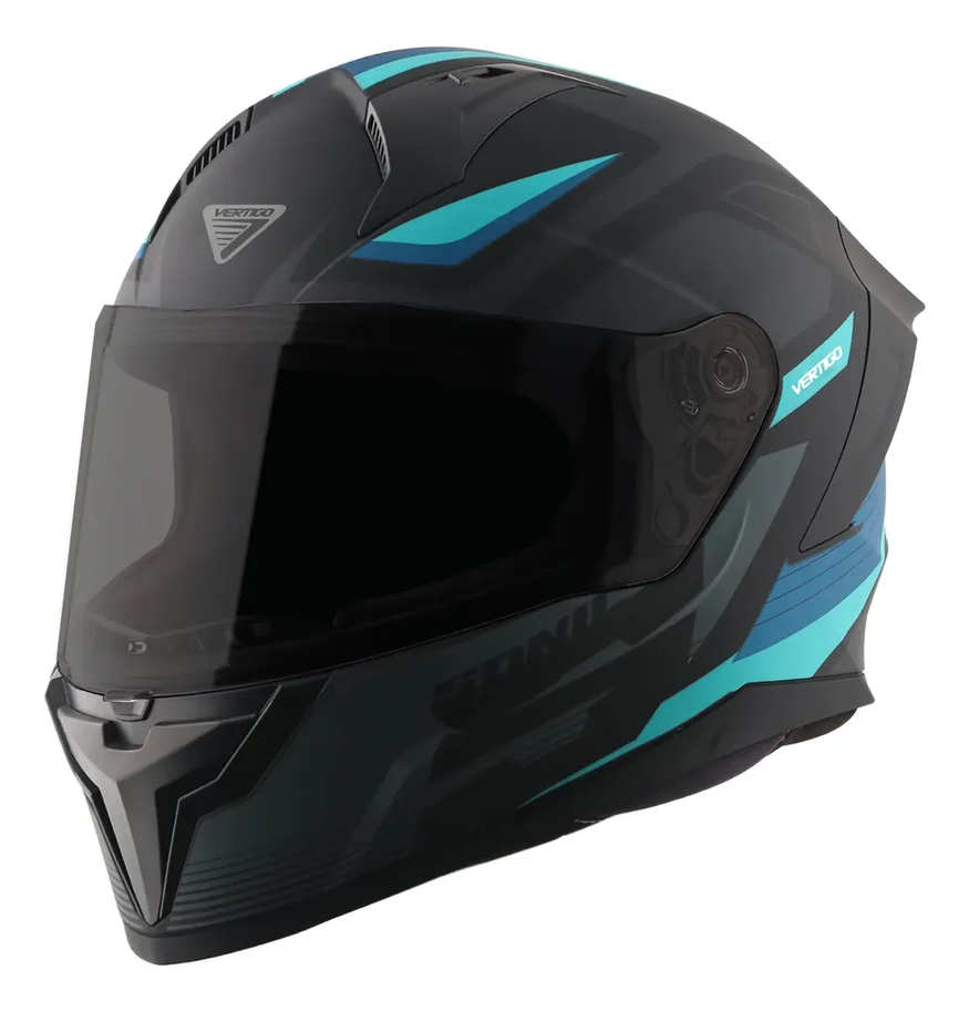 Casco Moto Integral Vertigo Sonic Trigger Alerón Visor Fume