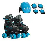 Patines 4 Ruedas Extensible Rbw Con Protecciones