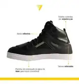 Zapatillas Botas Moto Vértigo Ecocuero C/refuerzo