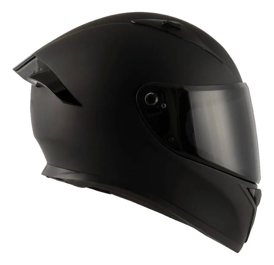Casco Moto Integral Vertigo Bolt Alerón Visor Fume