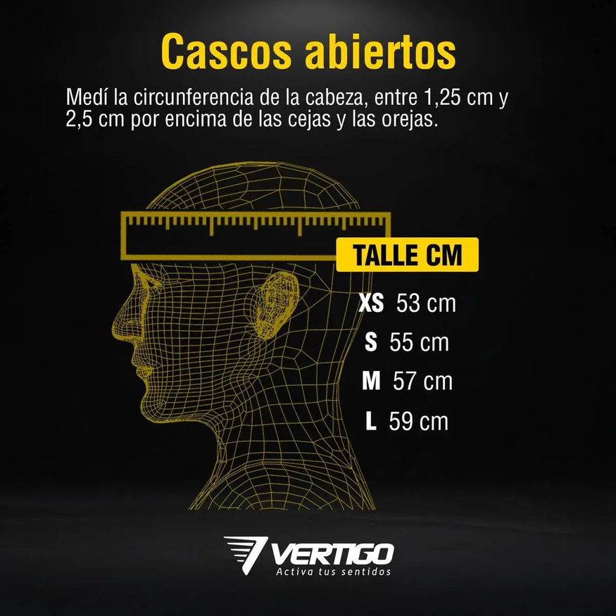 Casco Moto Abierto Vertigo Weekend