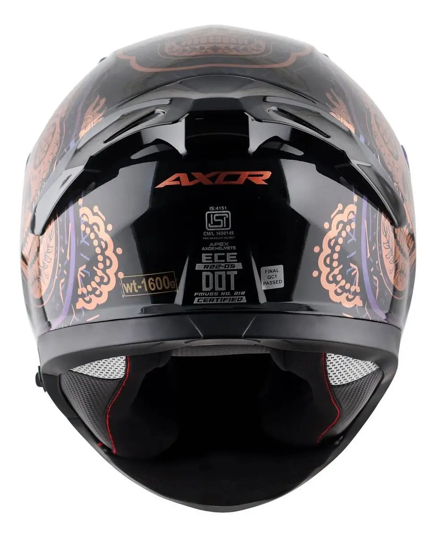 Casco Moto Integral Axor Apex GRAFICAS Doble Visor Apto Pinlock