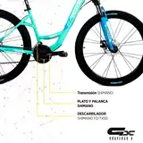 Bicicleta Raleigh Venture27.5 Aluminio Suspensión