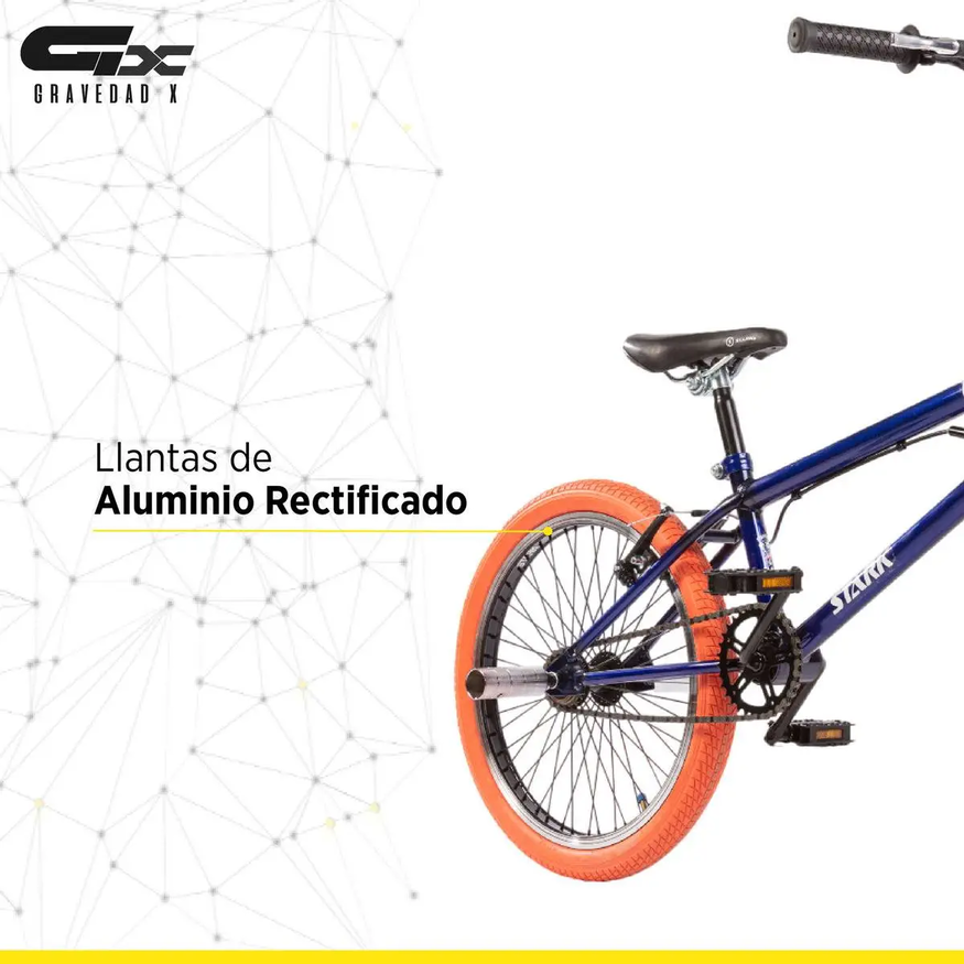 Bicicleta BMX Freestyle R20 Black Niños Stark