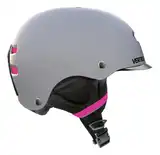 Casco Vertigo Aspen Snow Montaña Ski Gris/Fucsia
