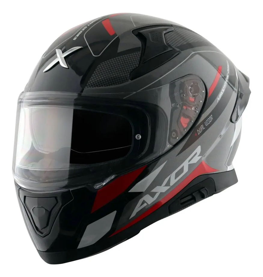 Casco Moto Integral Axor Apex GRAFICAS Doble Visor Apto Pinlock