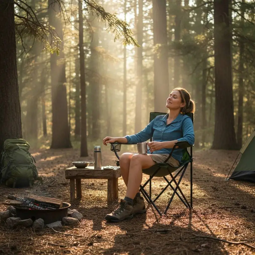 Silla Camping Director Plegable Reforzada