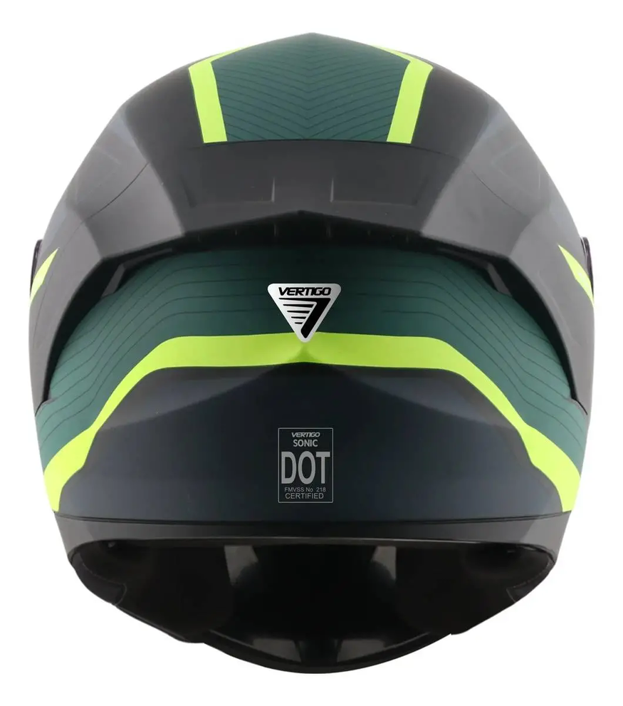 Casco Moto Integral Vertigo Sonic Trigger Alerón Visor Fume