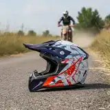 Casco Moto Vertigo Para Niños Enduro X-turbo Off Road