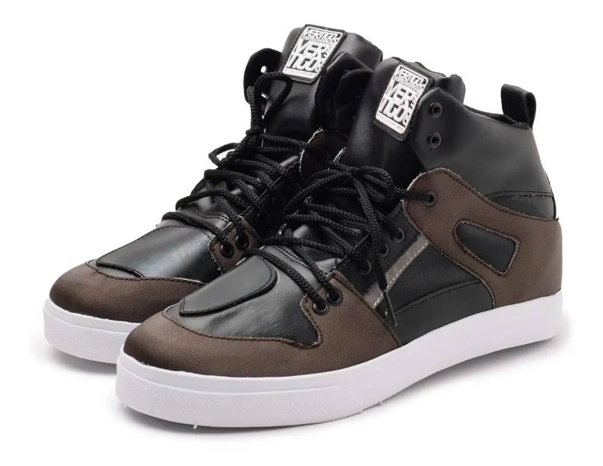 Zapatillas Botas Moto Vértigo Ecocuero C/refuerzo