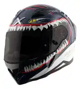 Casco Moto Integral Axor Hunter Alerón Doble Certificación
