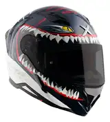 Casco Moto Integral Axor Hunter Alerón Doble Certificación