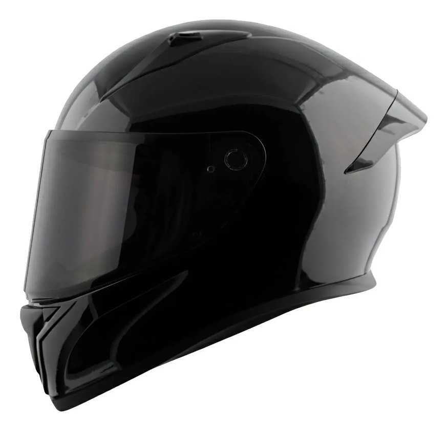 Casco Moto Integral Vertigo Bolt Alerón Visor Fume