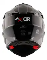 Casco Moto Axor X Cross Solid Enduro Doble Visor Apto Pinlock