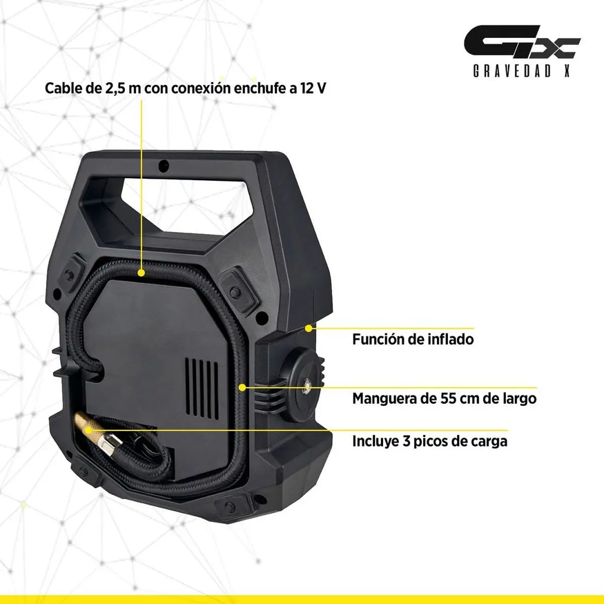 Compresor Mini Portátil 12v 150 Psi