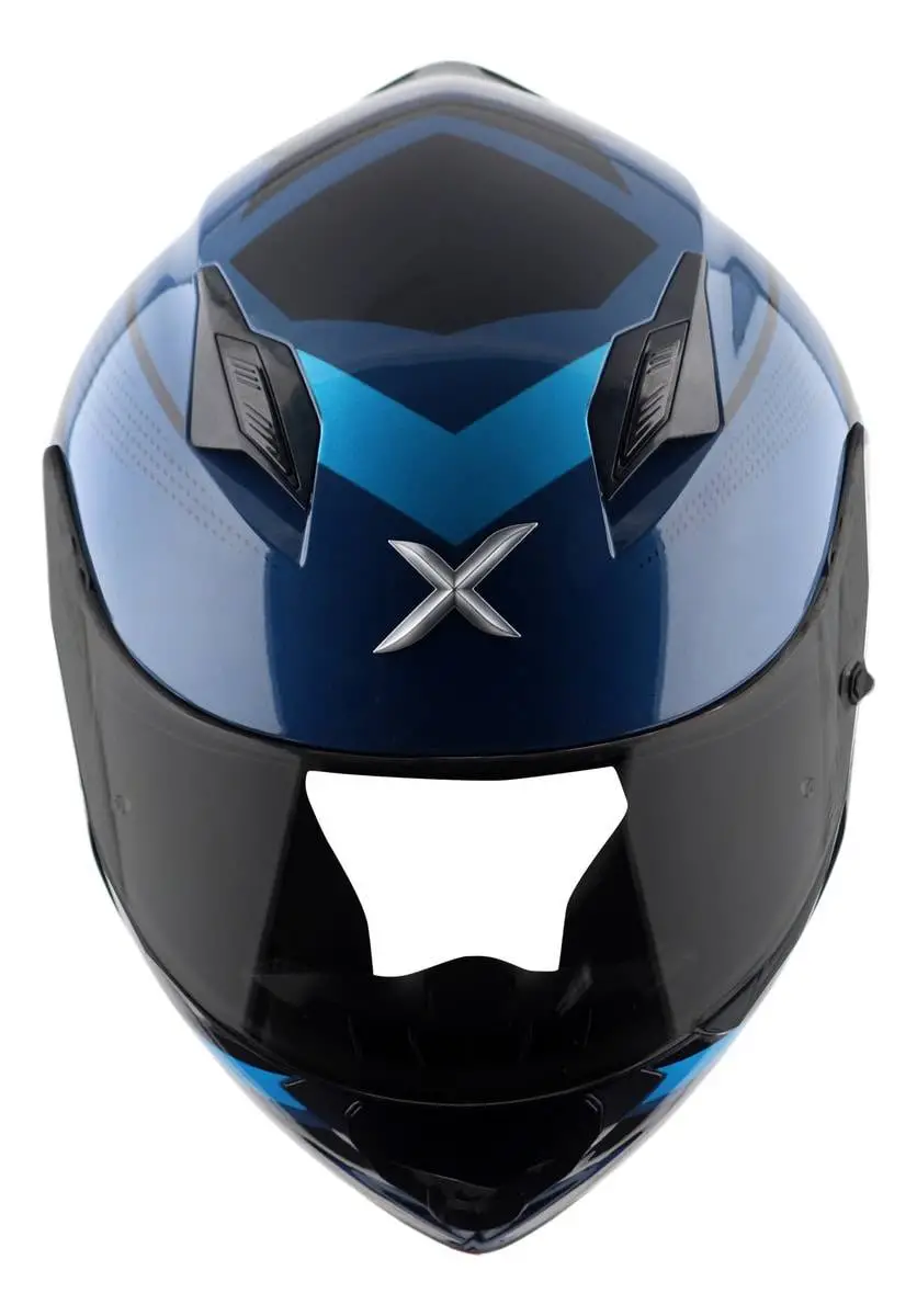 Casco Moto Integral Axor Hunter Alerón Doble Certificación