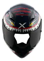 Casco Moto Integral Axor Hunter Alerón Doble Certificación