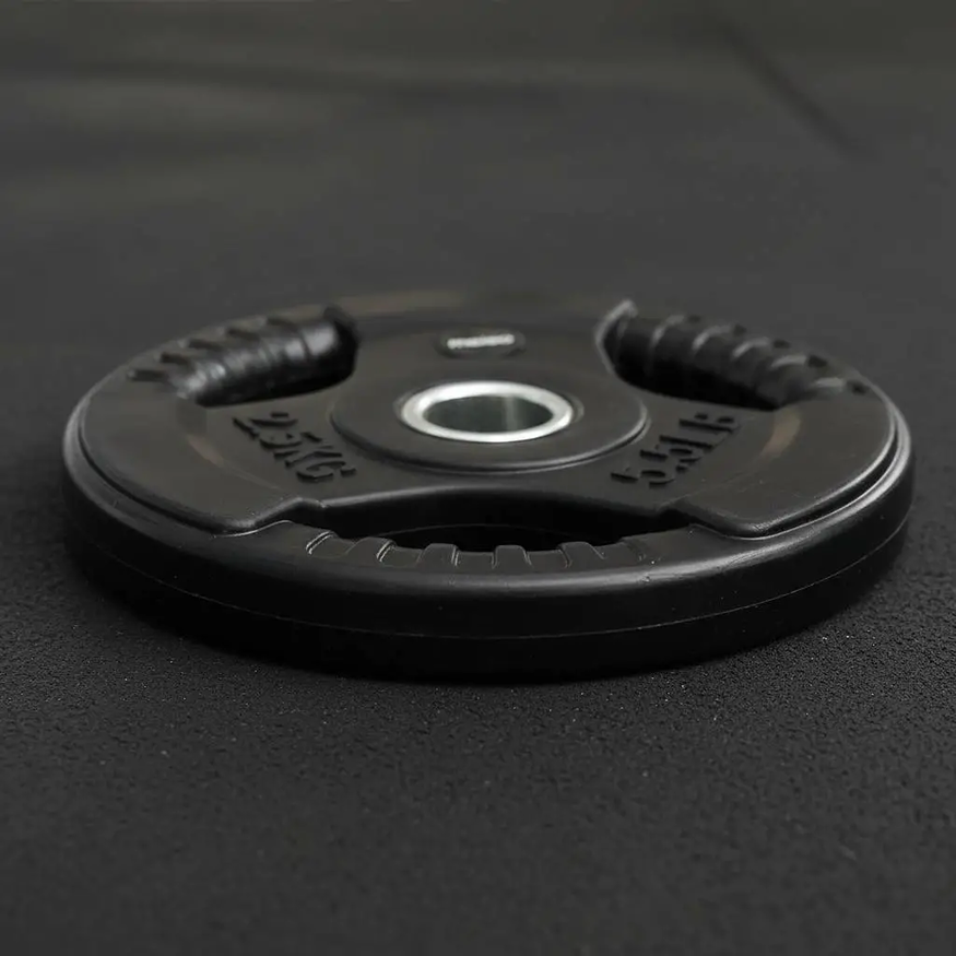 Disco Engomado Con Agarre 2.5kg 30mm Pesas Gym Fit