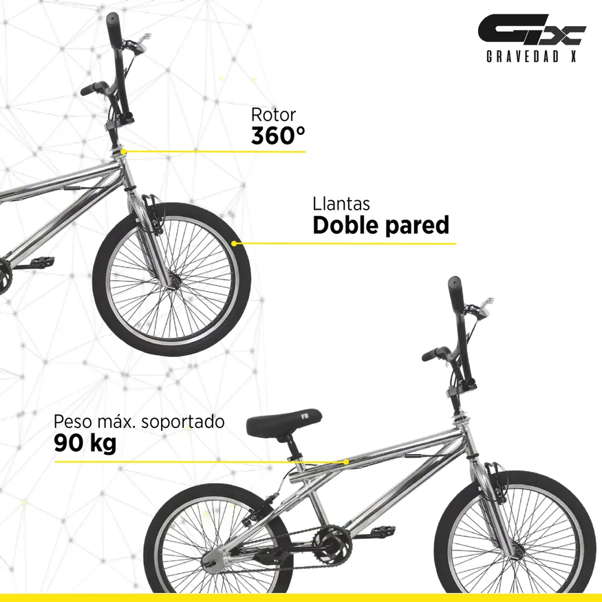 Bicicleta Firebird Freestyle BMX R20 V-brake