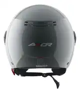 Casco Moto Abierto Con Visor Axor Kioto Solid Doble Certificación