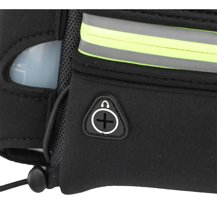 Cinturón Hidratación Ajustable 2 Botellas Trekking