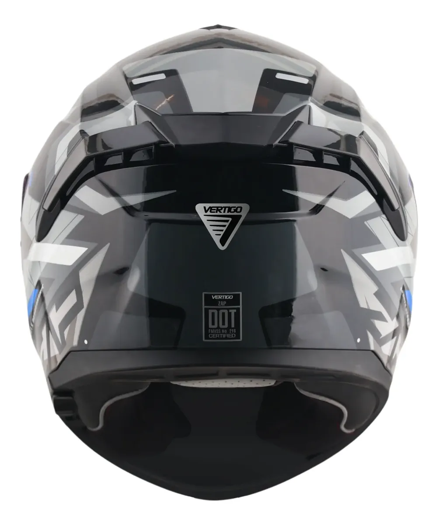 Casco Moto Vertigo Integral Zap Volt Doble Visor Alerón