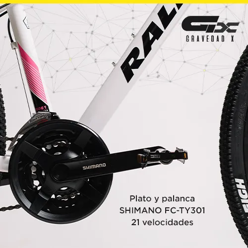 Bicicleta Mtb Raleigh Mojave 2.0 Dama R29-21v Alum