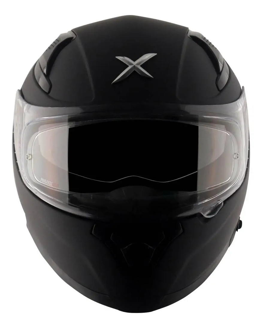 Casco Moto Integral Axor Apex SOLID Doble Visor Apto Pinlock