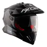 Casco Moto Axor X Cross Solid Enduro Doble Visor Apto Pinlock