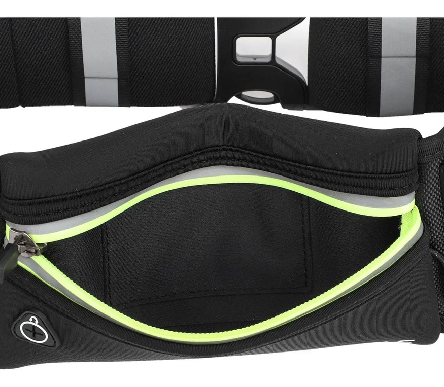 Cinturón Hidratación Ajustable 2 Botellas Trekking