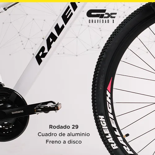 Bicicleta Mtb Raleigh Mojave 2.0 Dama R29-21v Alum