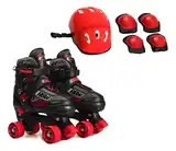 Patines 4 Ruedas Extensible Rbw Con Protecciones