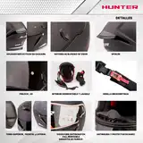 Casco Moto Integral Axor Hunter Alerón Doble Certificación