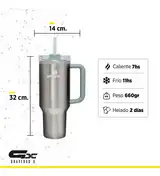Vaso Stanley Quencher 2.0 Acero Inoxidable 1.1 Ml