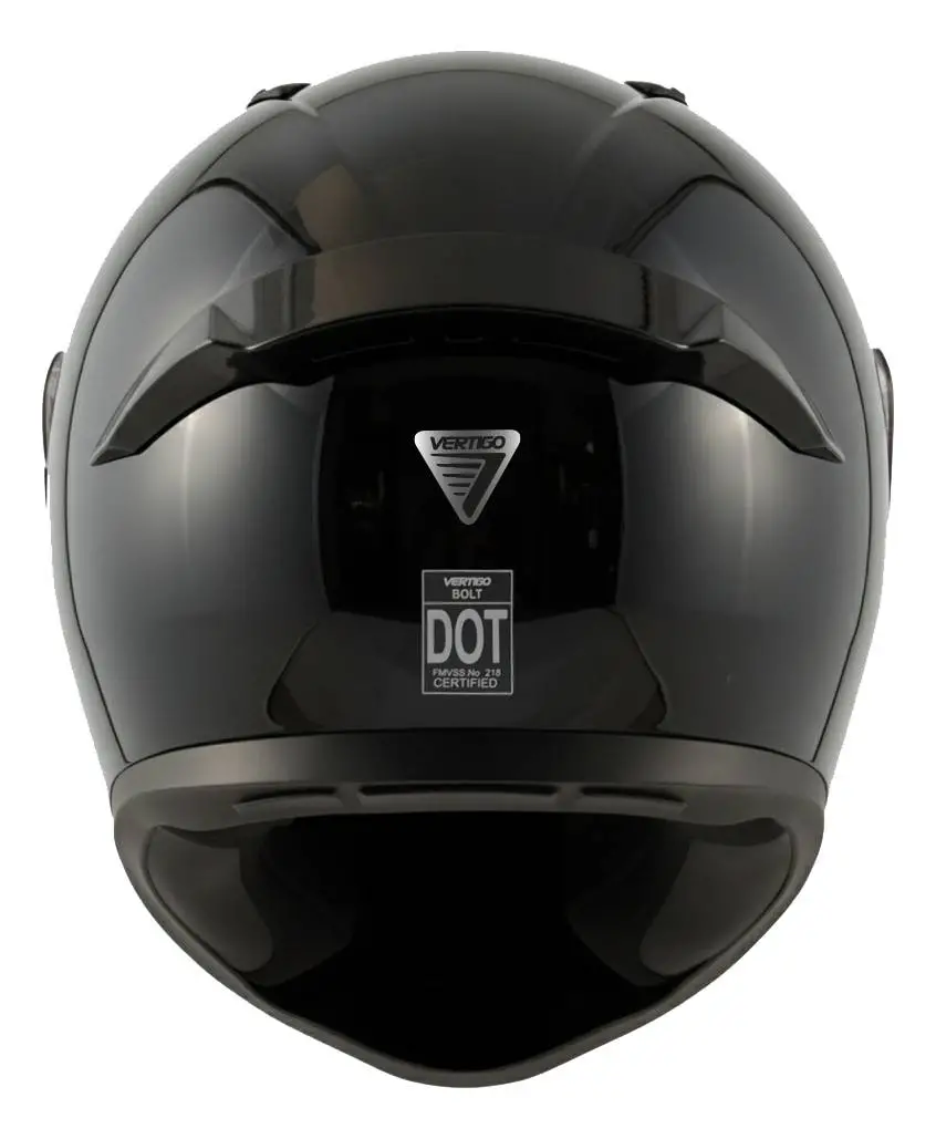 Casco Moto Integral Vertigo Bolt Alerón Visor Fume
