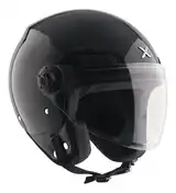 Casco Moto Abierto Con Visor Axor Kioto Solid Doble Certificación