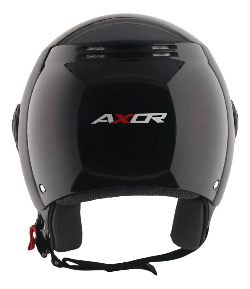 Casco Moto Abierto Con Visor Axor Kioto Solid Doble Certificación