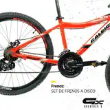 Bicicleta Mtb Raleigh Scout R24 21v Freno Disco