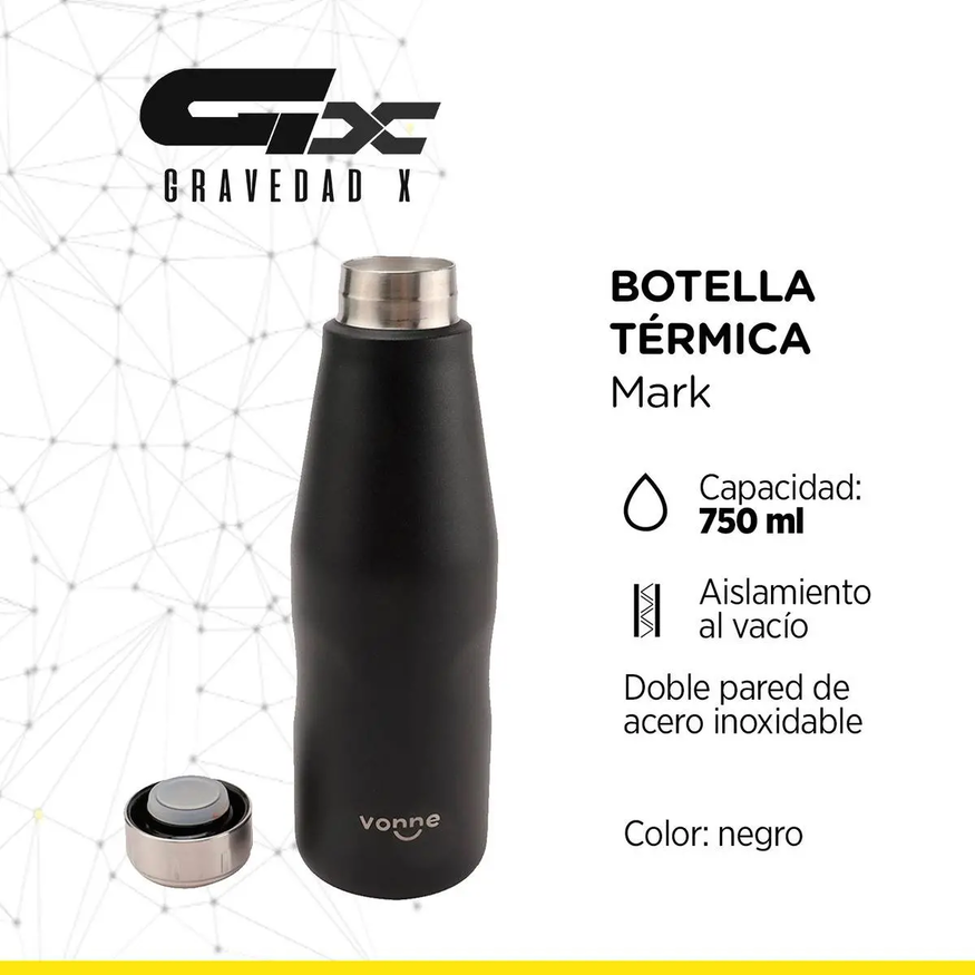 Botella Térmica Mark 750 Ml Acero Inoxidable