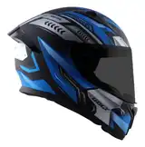 Casco Moto Integral Vertigo Bolt Martial Alerón Visor Fume