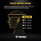 Casco Moto Abierto Vertigo Vintage Scrash