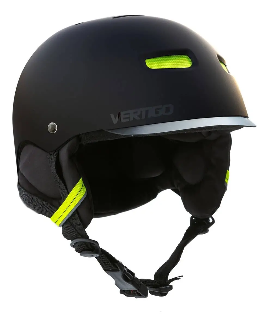 Casco Vertigo Aspen Snow Ski Nieve Negro/Amarillo