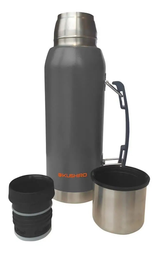 Termo Kushiro 1 L Acero Inoxidable Tapón Cebador