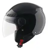 Casco Moto Abierto Con Visor Axor Kioto Solid Doble Certificación