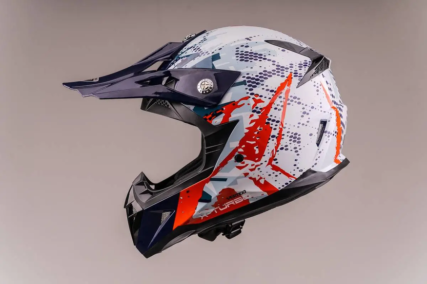 Casco Moto Vertigo Para Niños Enduro X-turbo Off Road