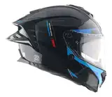 Casco Moto Axor Brutale Doble Visor Con Pinlock Incorporado Doble Alerón