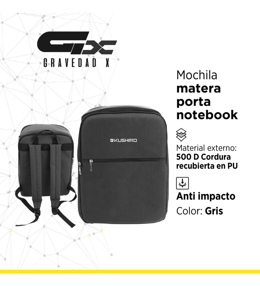 Mochila Matera Porta Notebook Impermeable Viajes